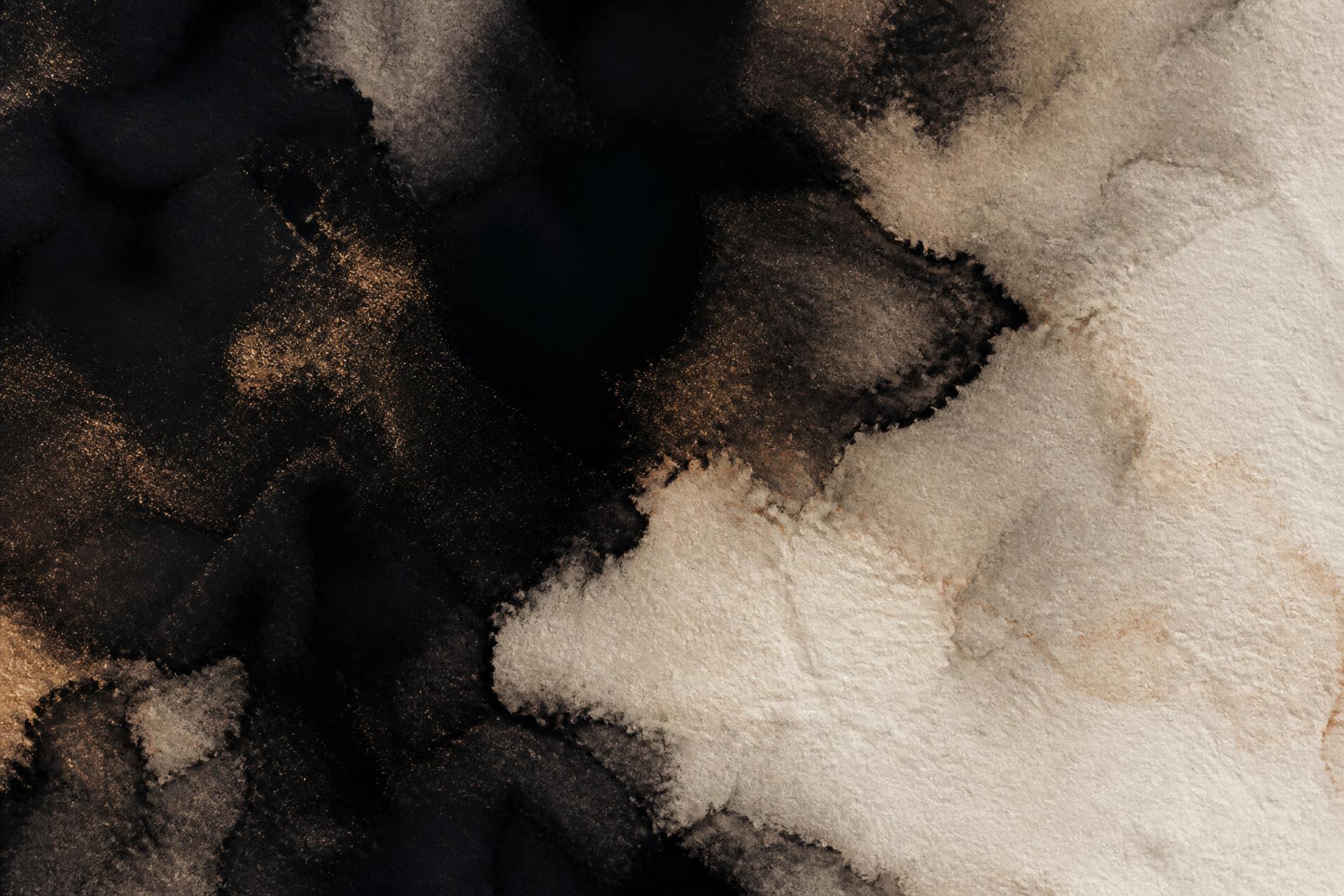 Abstract ink and bone paper texture